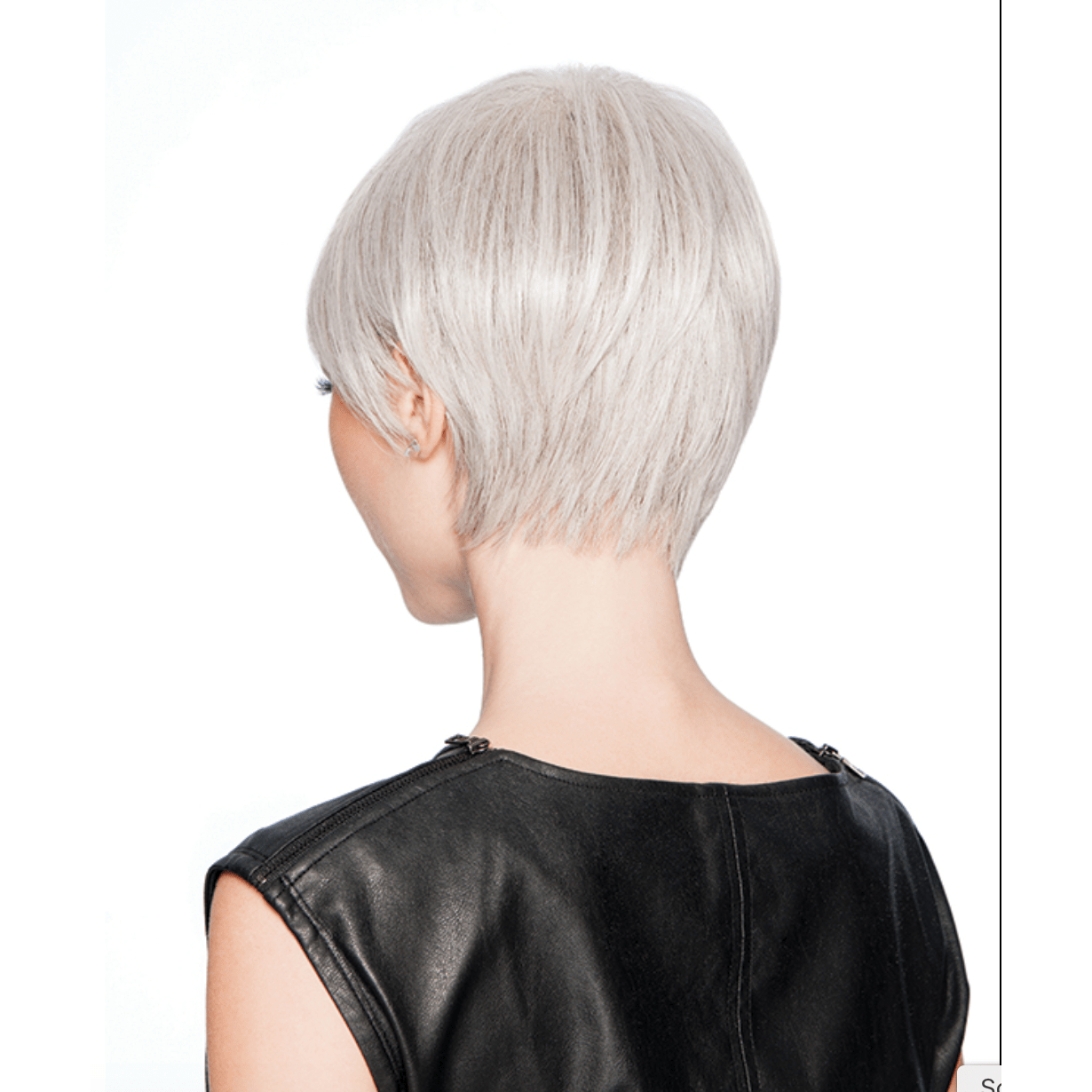 Angled Cut Wig Asymmetrical Short Layered Hairdo Style