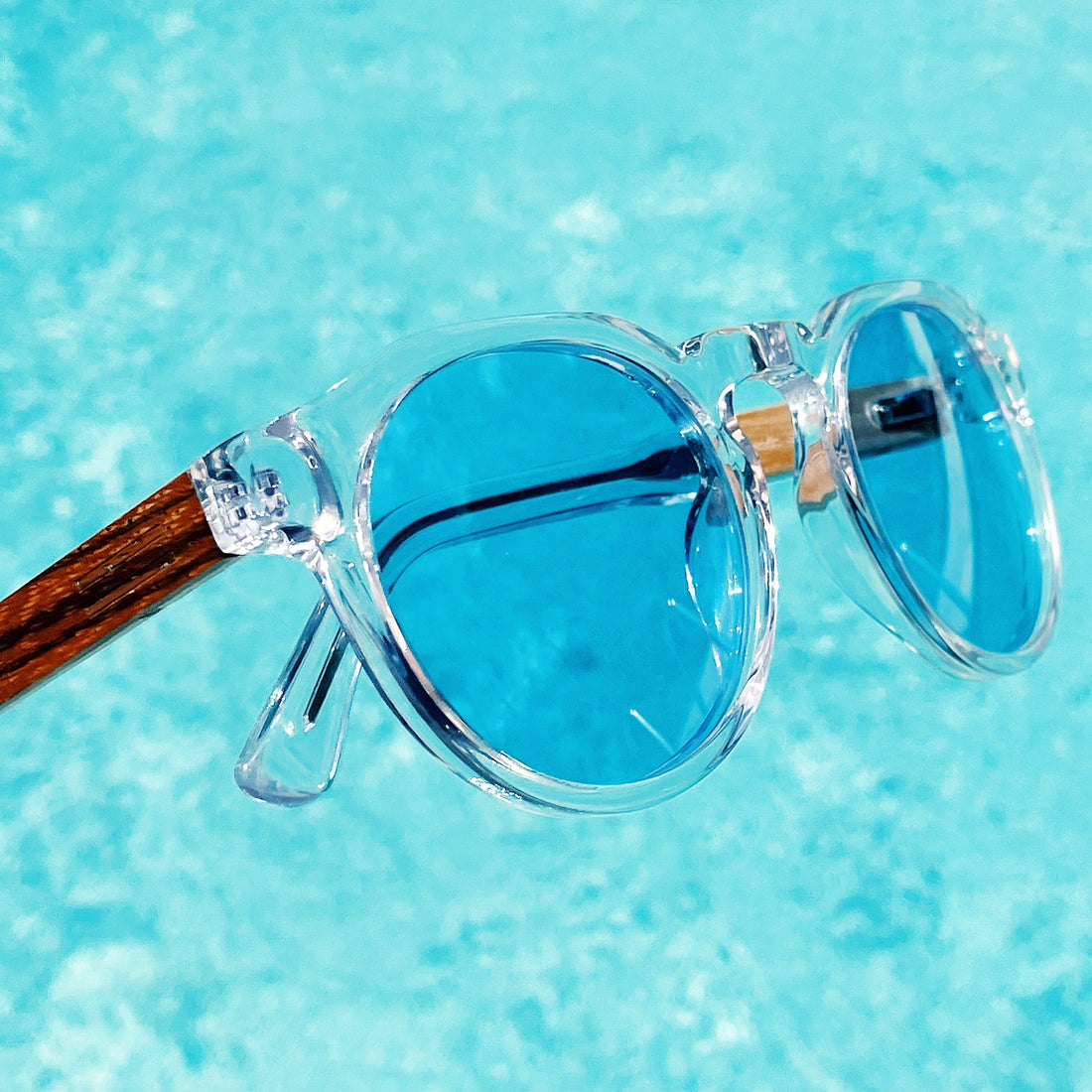 Anna Maria Round Keyhole Bridge Sunglasses
