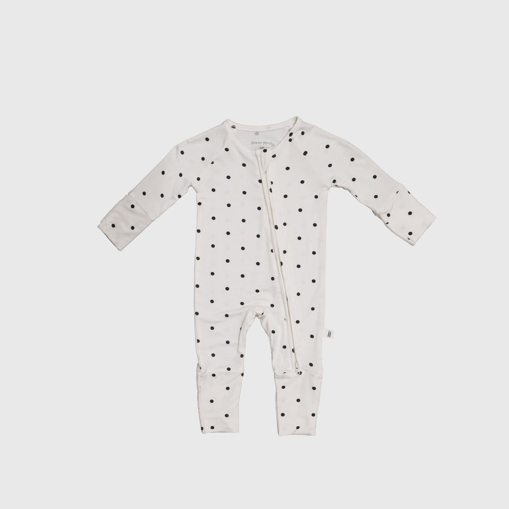Annie Bamboo Zip Pajamas – Minimalist Baby Sleepwear