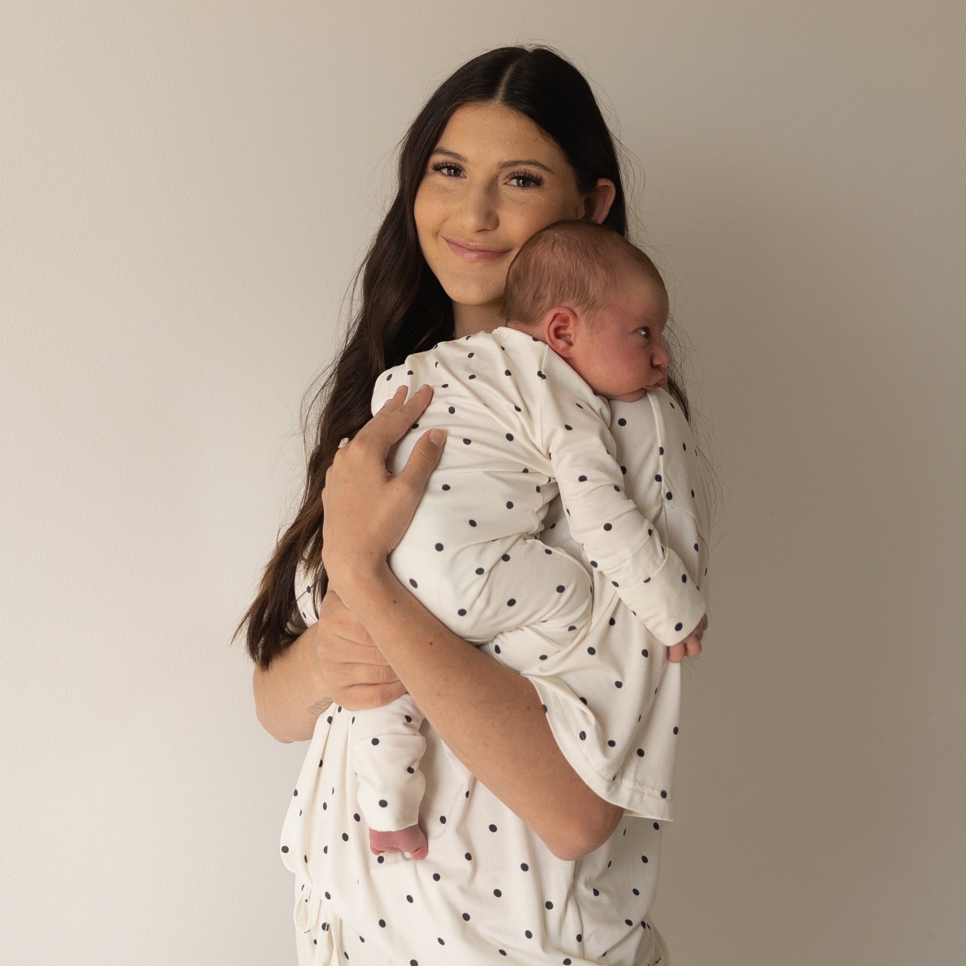 Annie Polka Dot Bamboo Short Set – Minimalist Loungewear