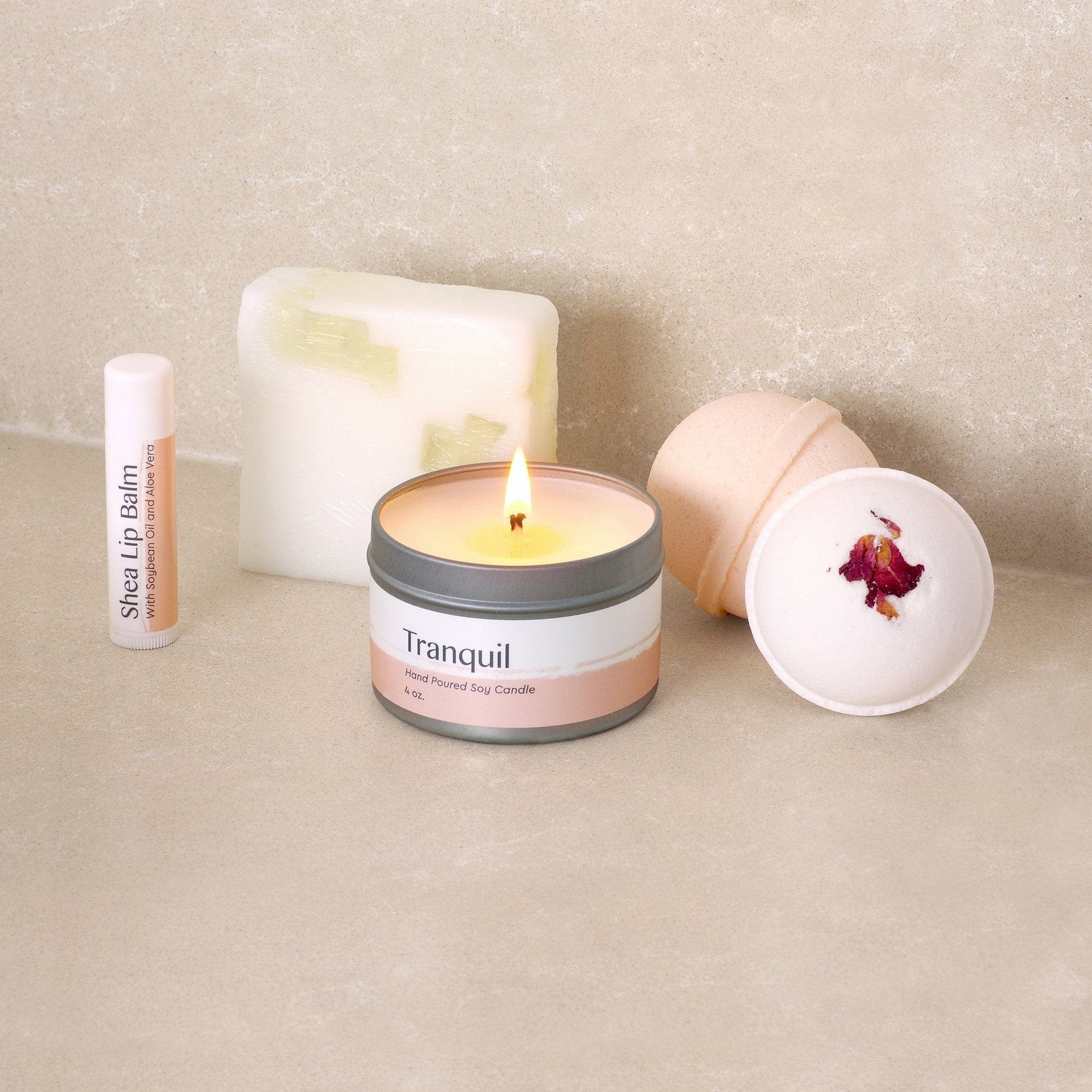 Anniversary Gift Double Circle Necklace Spa Gift Box Set