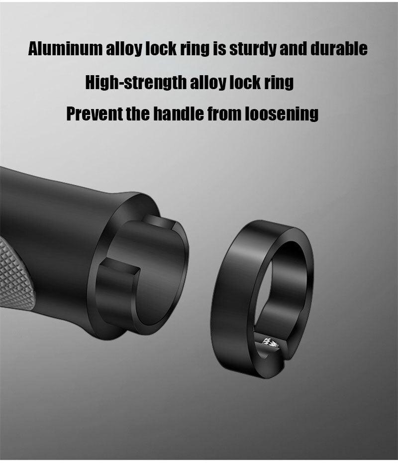Ergonomic Anti-Slip Bike Handlebar Grips with Shock Resistance