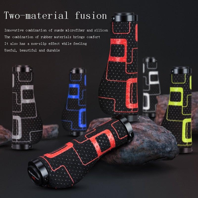 Ergonomic Anti-Slip Bike Handlebar Grips with Shock Resistance