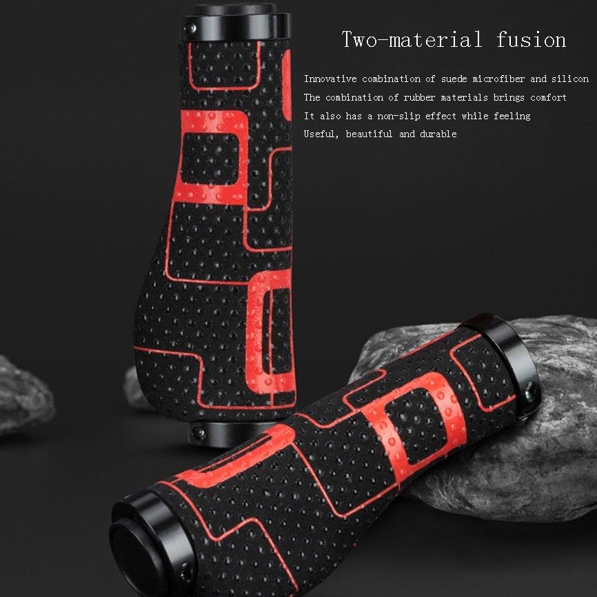 Ergonomic Anti-Slip Bike Handlebar Grips with Shock Resistance