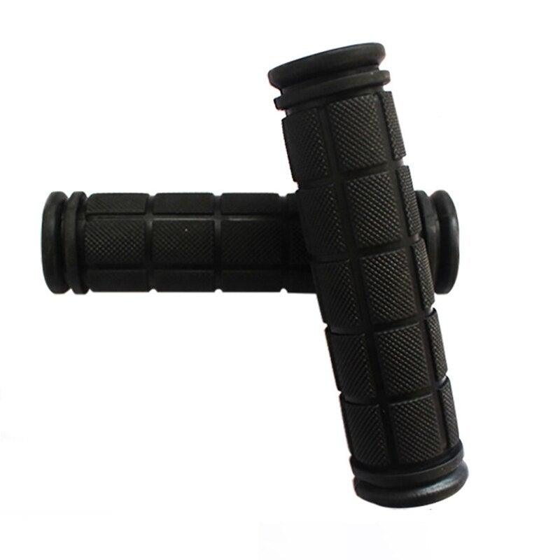 Soft TPR rubber mushroom-style handlebar grips in assorted bright colors