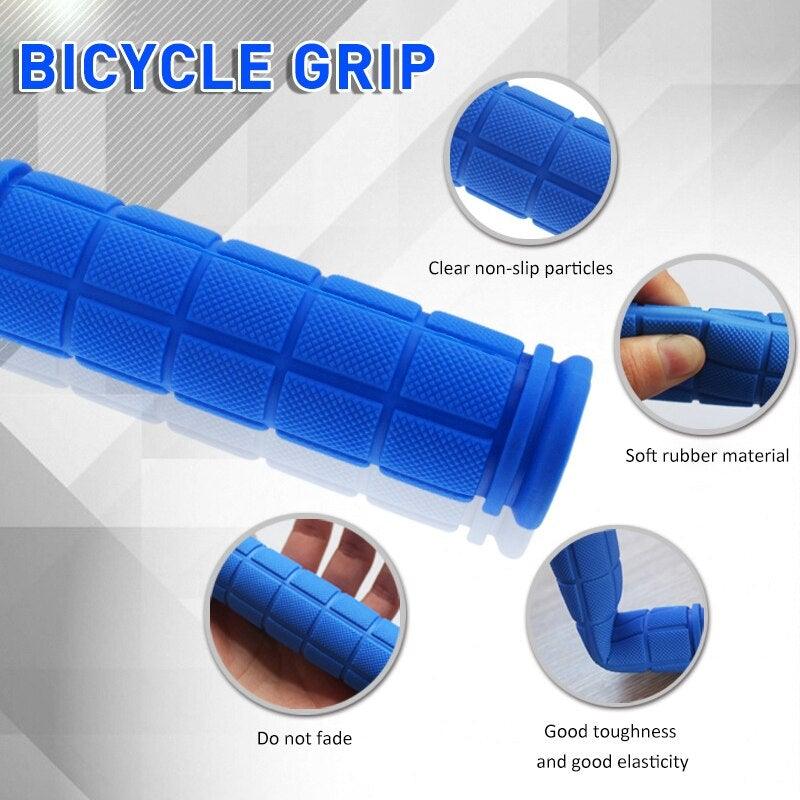 Soft TPR Rubber Mushroom Handlebar Grips - Non-Slip Bike Grips