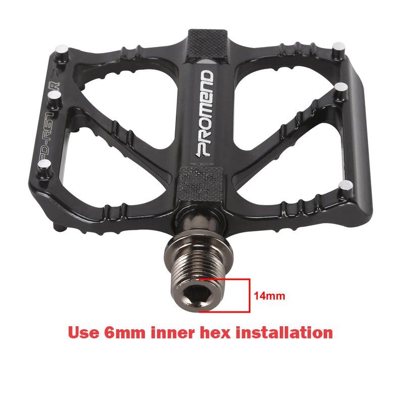 Ultralight Quick Release Mountain Bike Flat Pedals 3 Bearings