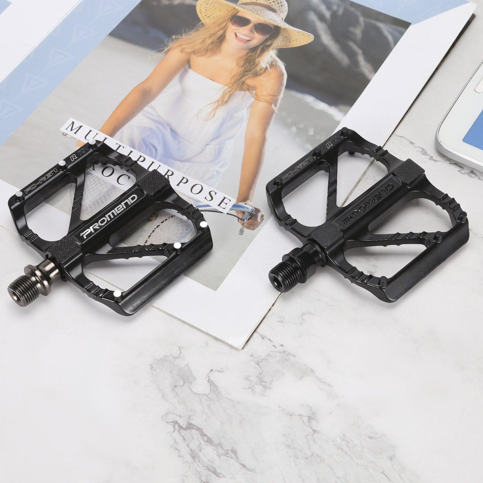 Ultralight Quick Release Mountain Bike Flat Pedals 3 Bearings