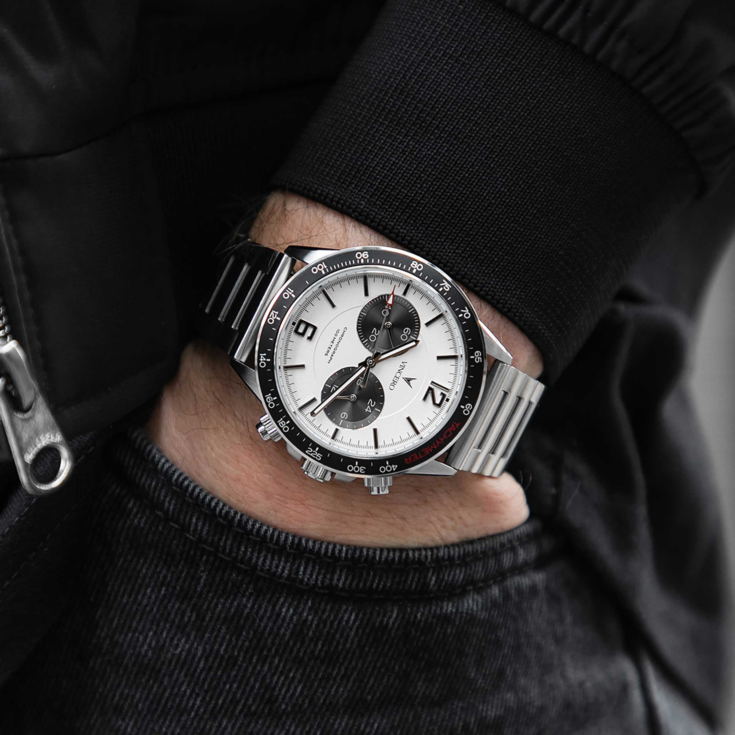 The Apex Panda Watch - 42mm Chronograph Wristwatch