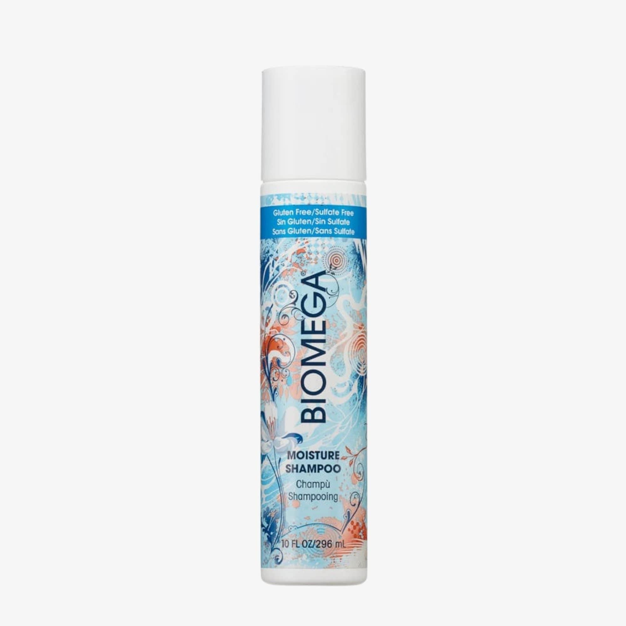 Aquage Biomega Moisture Shampoo 10 oz bottle for intense hydration and shine