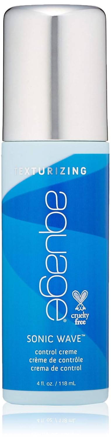 AQUAGE Sonic Wave Control Creme blue and silver bottle