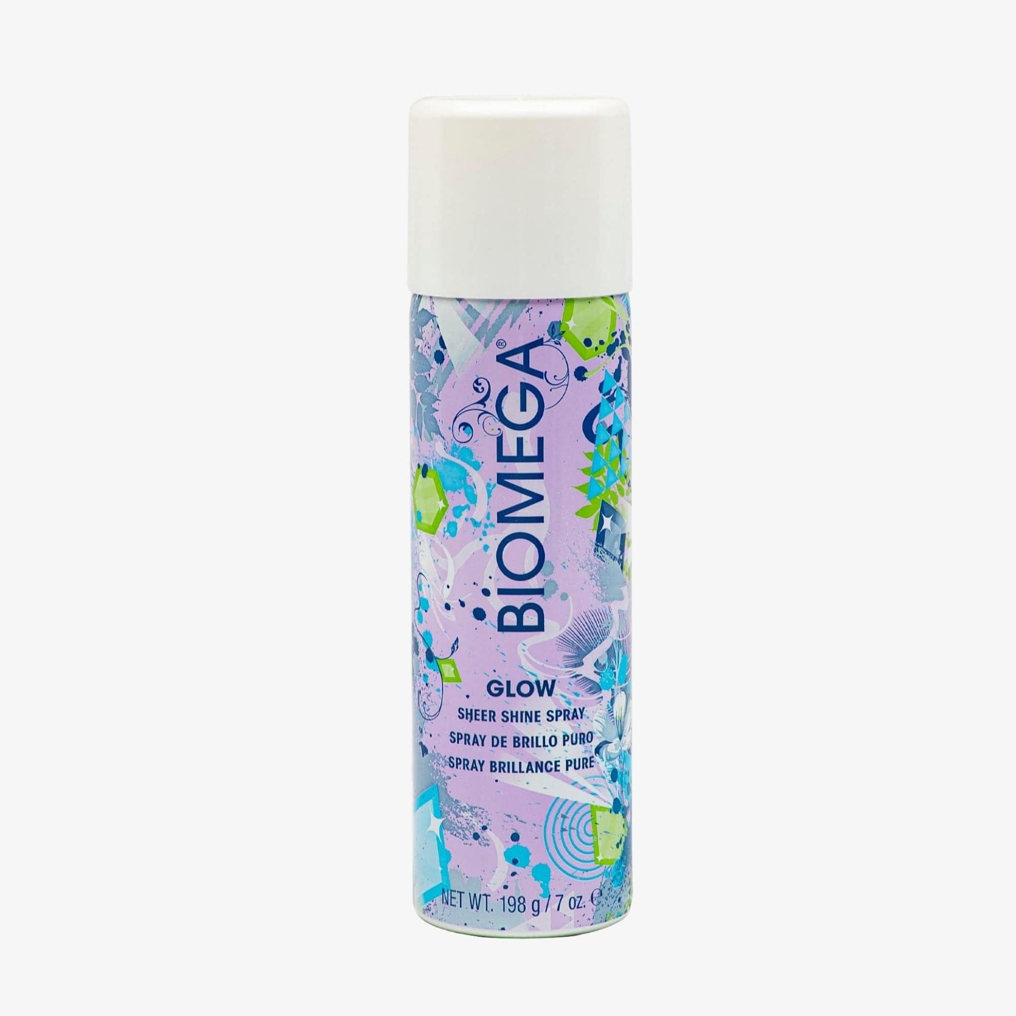 AquAGE Biomega Glow Sheer Shine Hairspray 6.0 oz bottle