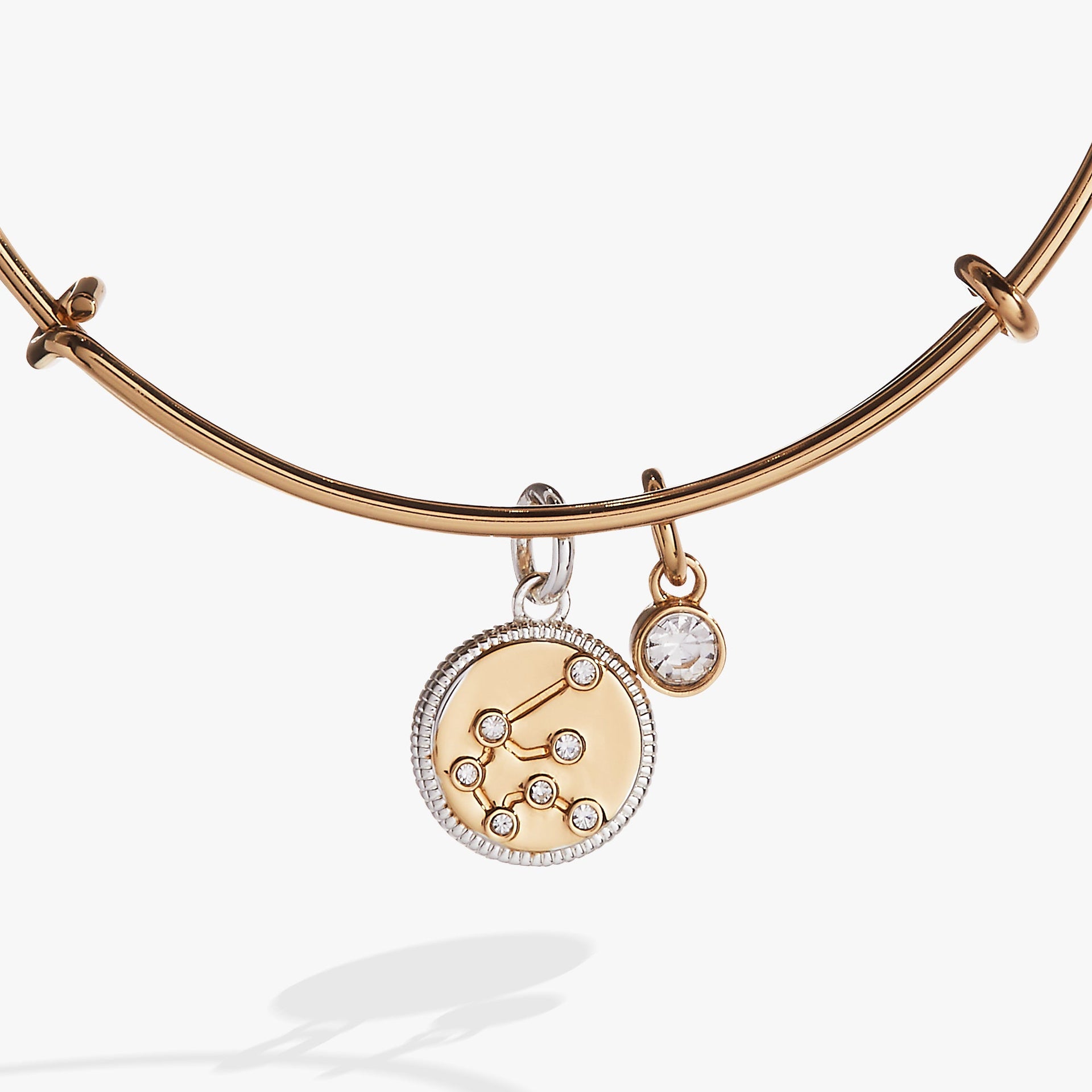 Aquarius Zodiac Constellation Expandable Charm Bangle