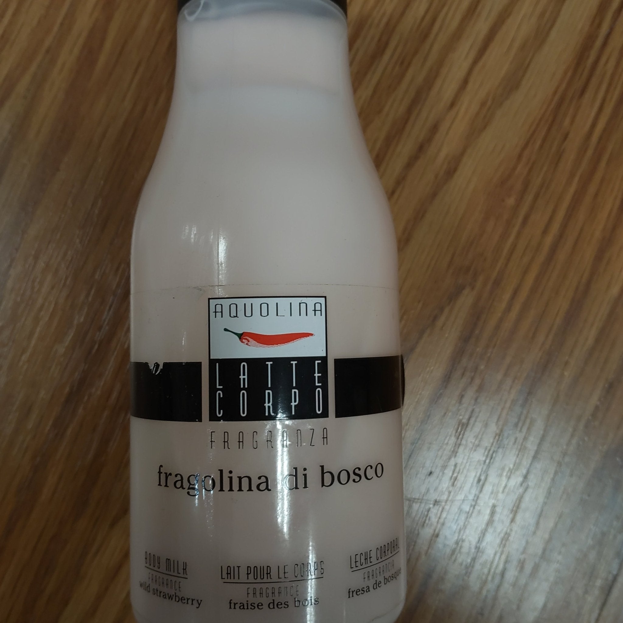 Bottle of Aquolina Body Milk Wild Berries 250ml