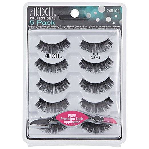 110 Black & Demi Wispies False Eyelash Multipack with Applicator