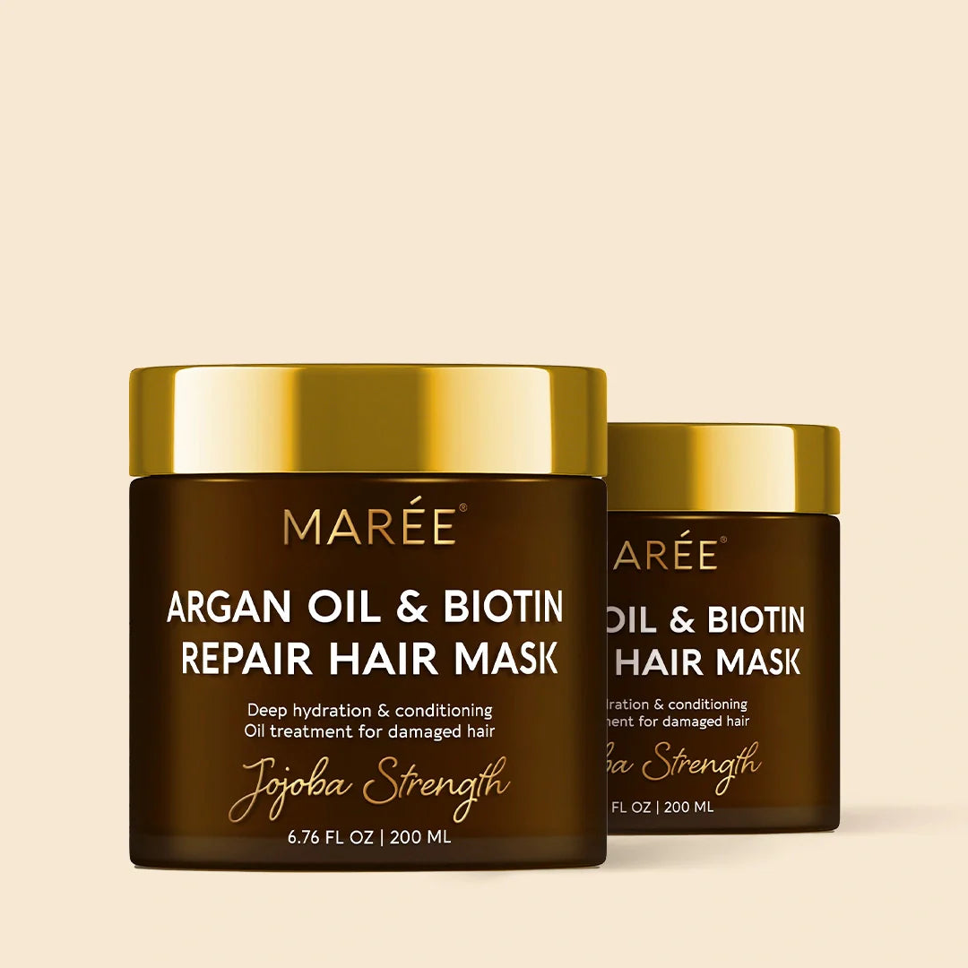 Argan Oil and Biotin Hair Repair Mask for Deep Hydration - Image 10