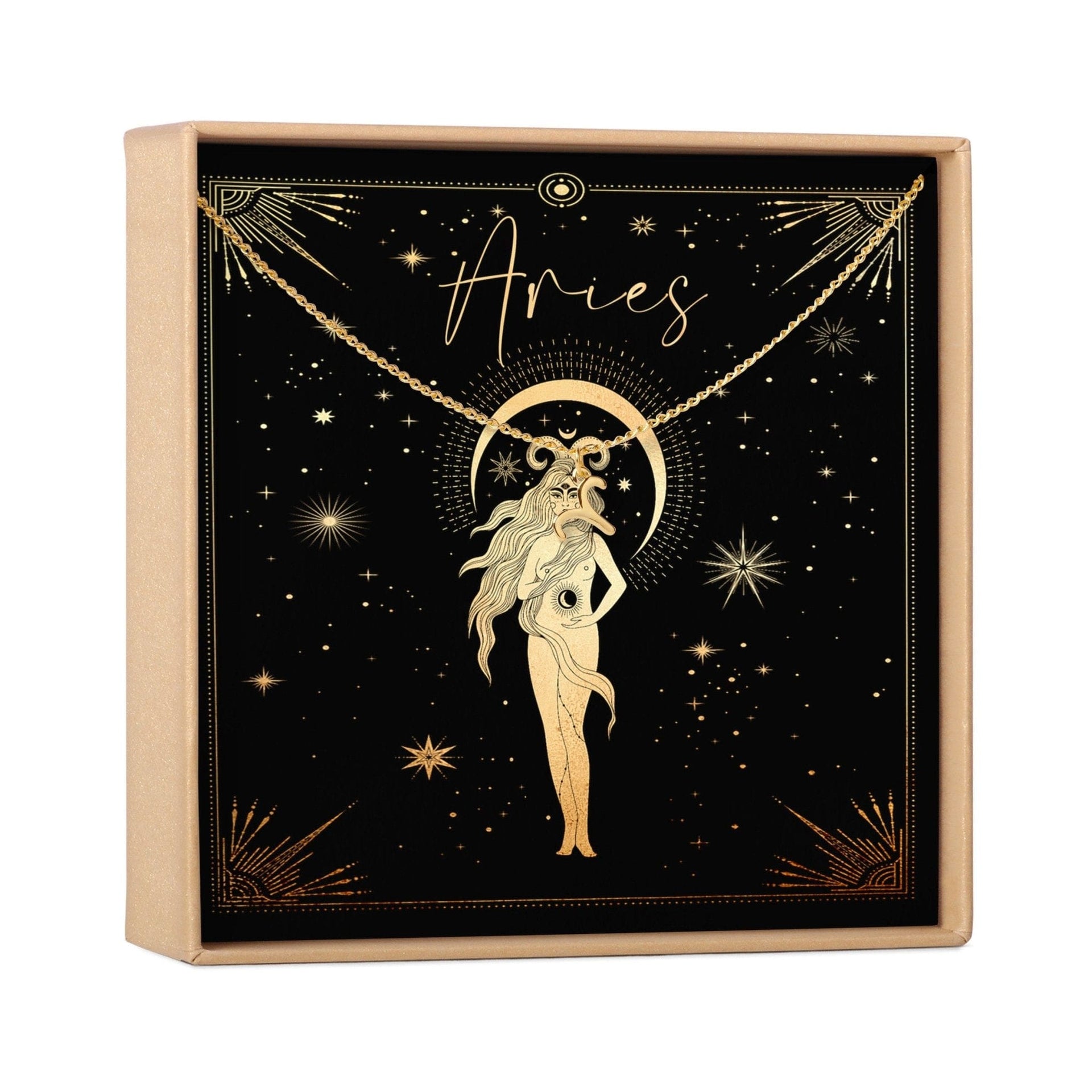 Aries Zodiac Deity Necklace