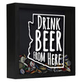 Arizona Drink Beer From Here Beer Cap Shadow Box