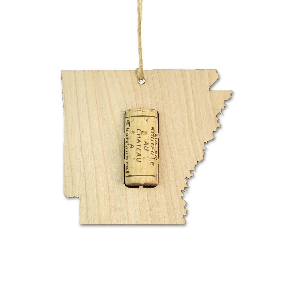 Arkansas Wine Cork Holder Ornaments