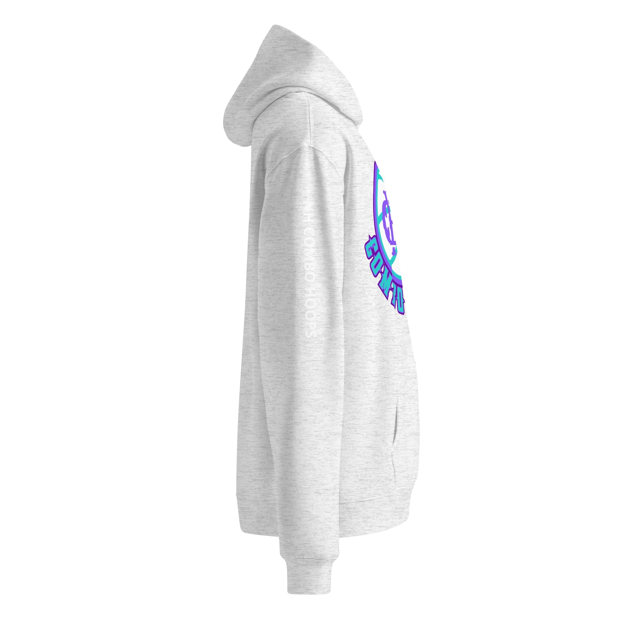 Black Oversized Unisex Hoodie with Front Graphic - Image 8