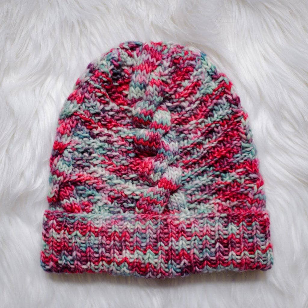 Ash Cave Beanie Knitting Pattern - Cable Knit Hat DIY Project