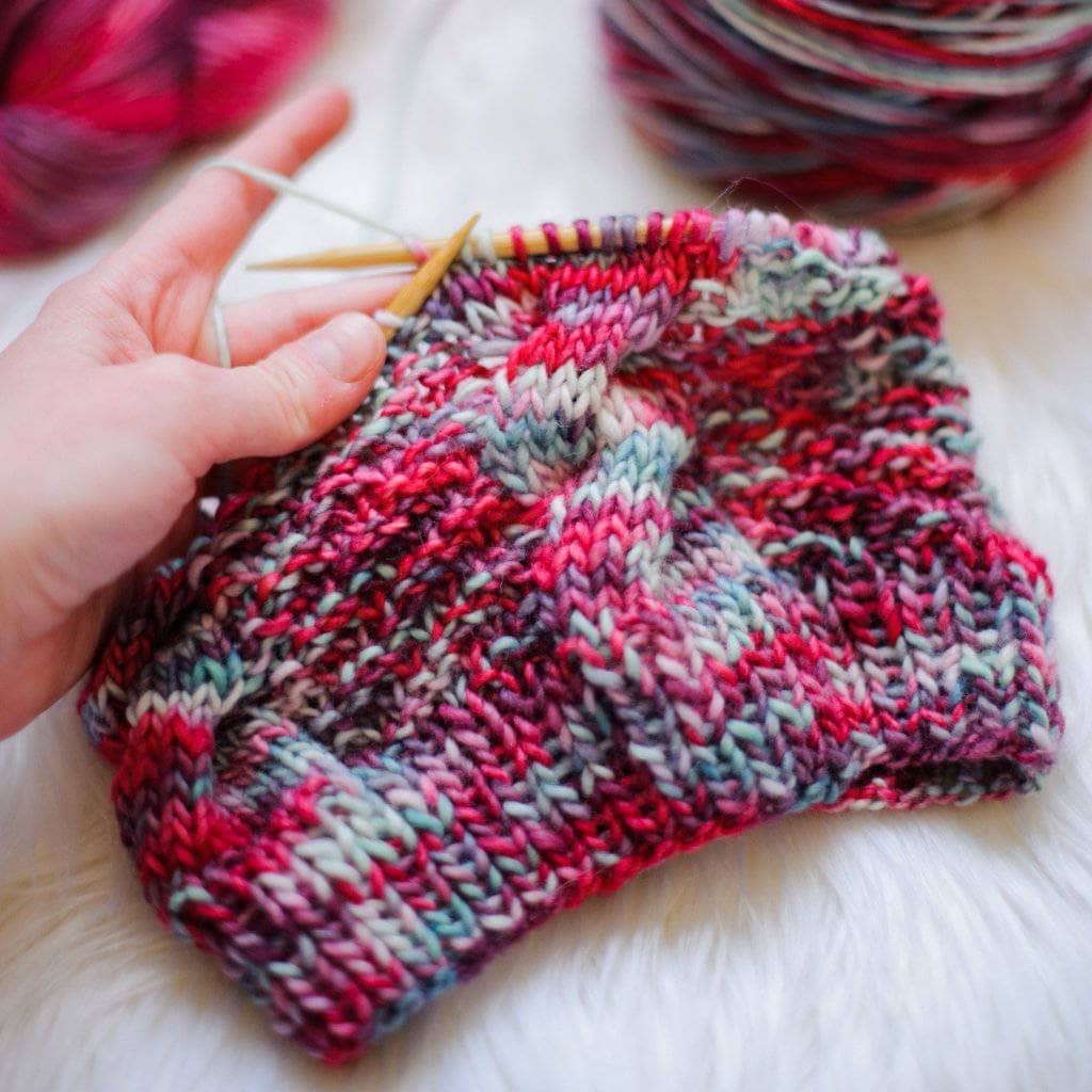Ash Cave Beanie Knitting Pattern - Cable Knit Hat DIY Project