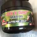 Ashley Lee Lock N' Twist Braid Gel in a 5 oz jar with watermelon green and pink branding.
