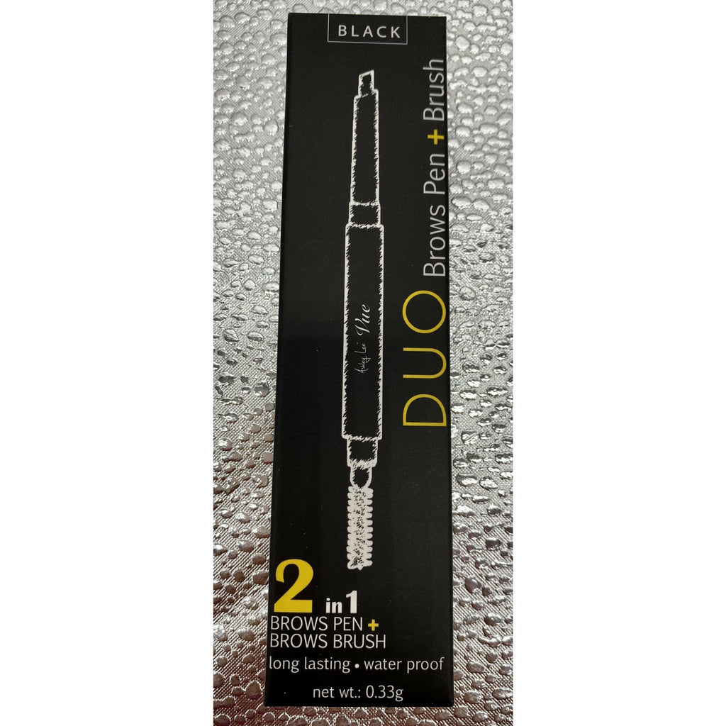 Duo Brow Pen and Brush - Waterproof Long-Lasting Precision Brow Tool