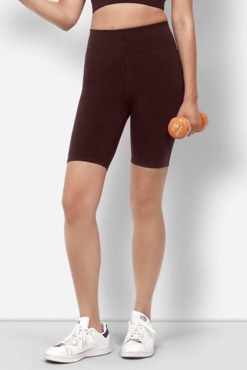 Aspen High-Rise Biker Shorts in Soft Plant-Based Fabric - Image 2