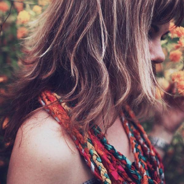 At the Bahamas Multi-Color Sari Silk Ribbon Yarn