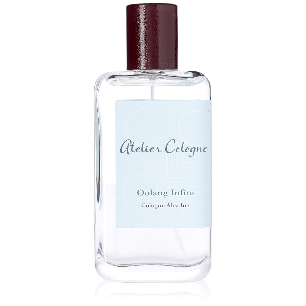 Atelier Cologne Oolang Infini perfume bottle with clear and brown elements
