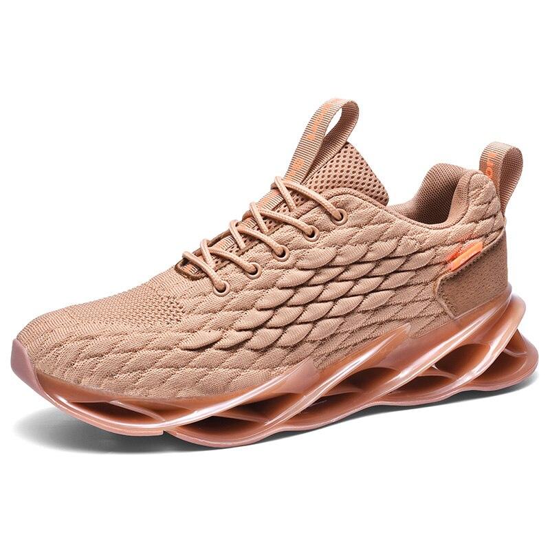 Black Modern Athletic Running Sneakers Breathable Gym Shoes