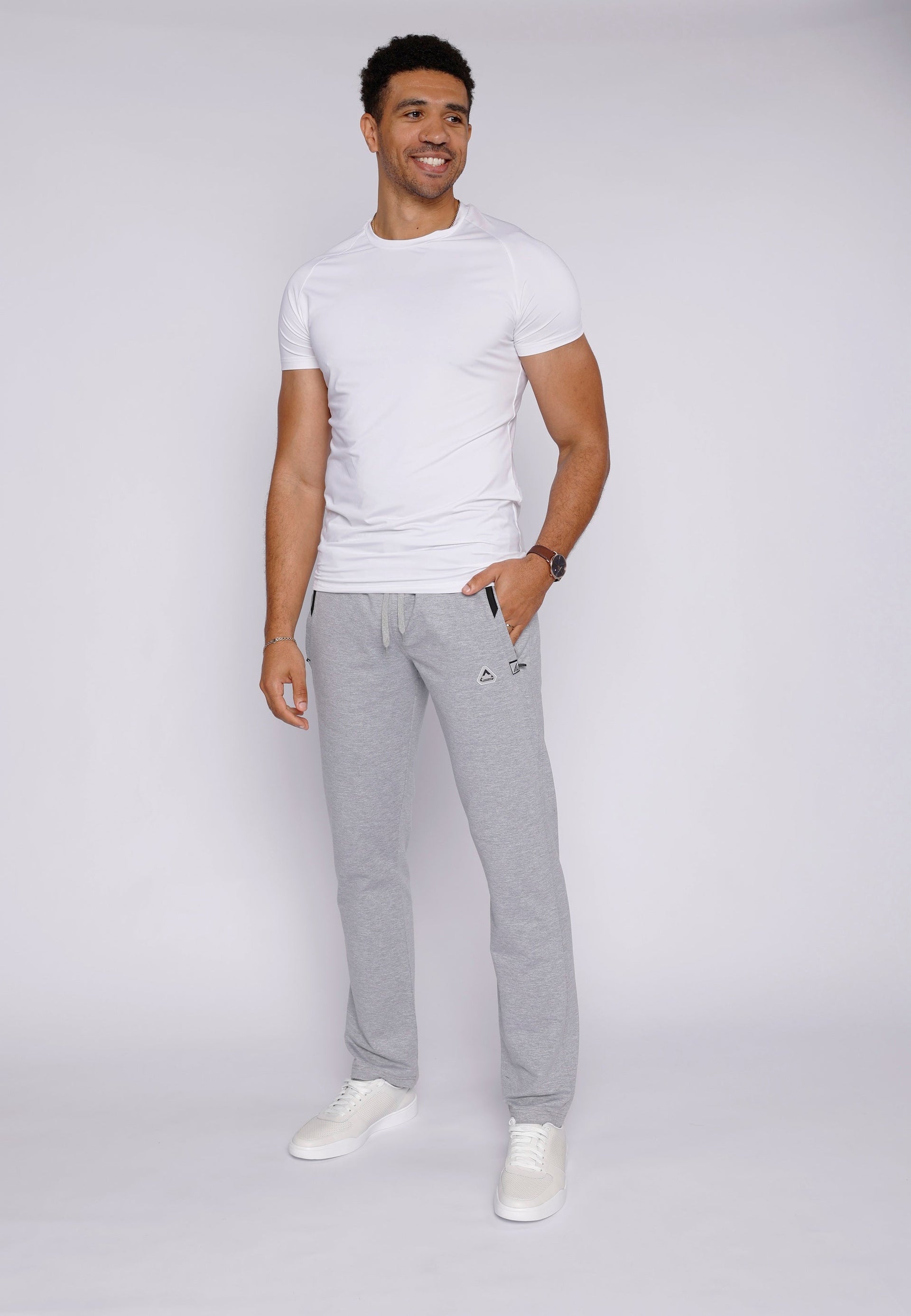 Men's Tall Fit Athletic Sweatpants in Navy Blue - Image 24