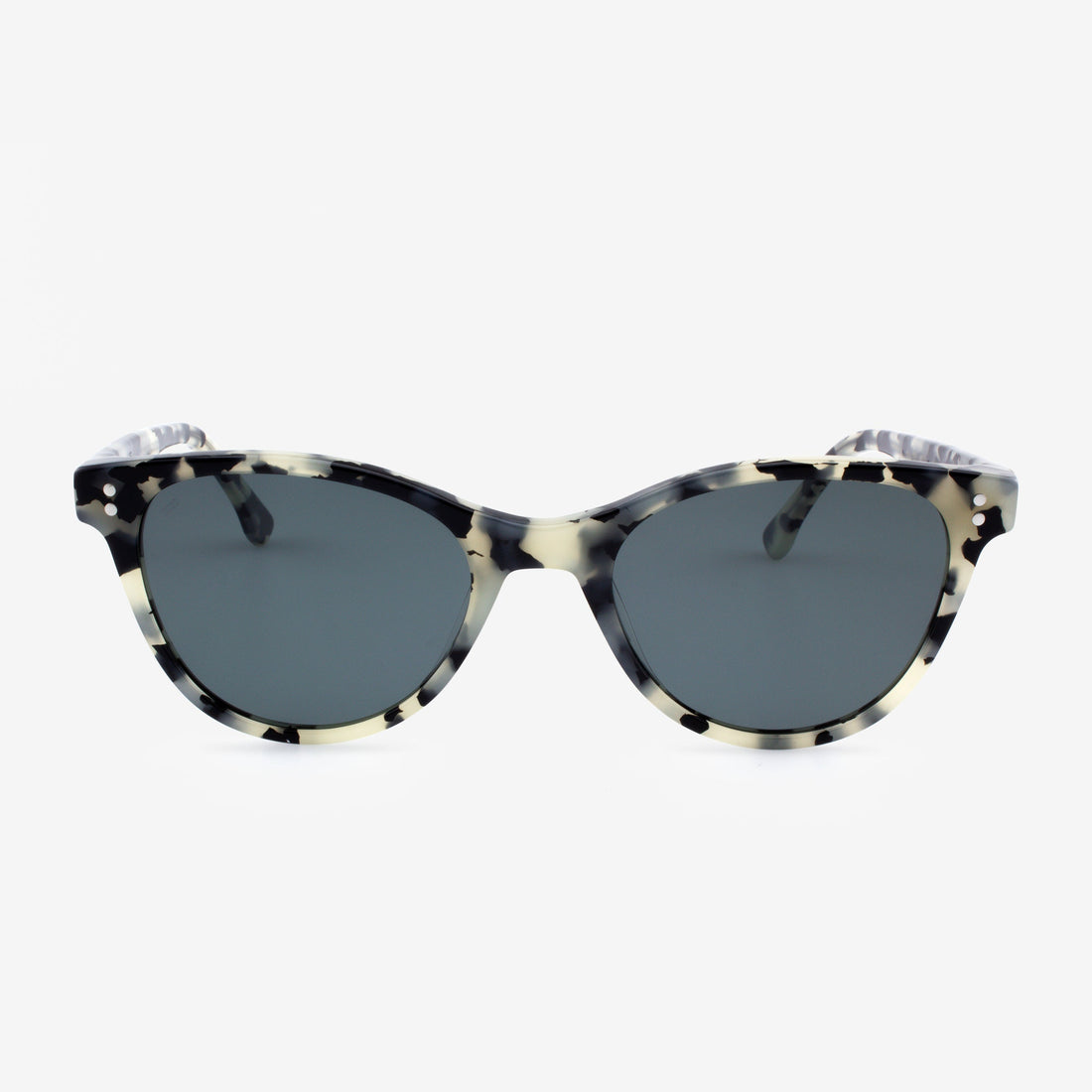 Augustine Classic Cat-Eye Sunglasses with Wood Detail