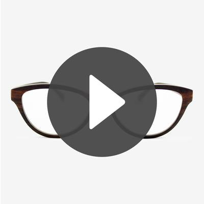 Nassau Wood Sunglasses - Unisex Minimalist Natural Grain Frames