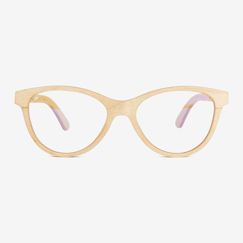 Tommy Owens Augustine wood-framed eyeglasses featuring a classic, bold design.