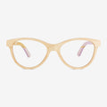 Tommy Owens Augustine wood-framed eyeglasses featuring a classic, bold design.