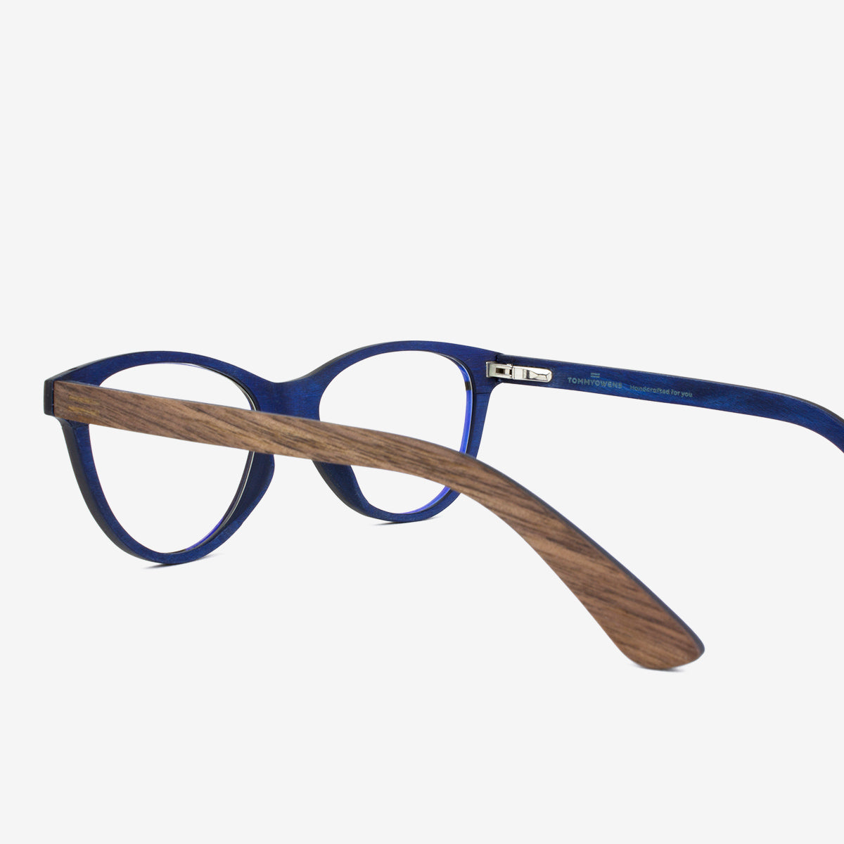 Augustine Carbon Fiber and Wood Modern Eyeglasses