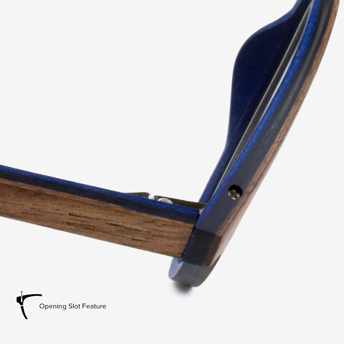 Augustine Carbon Fiber and Wood Modern Eyeglasses