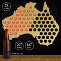 Australia Beer Cap Map