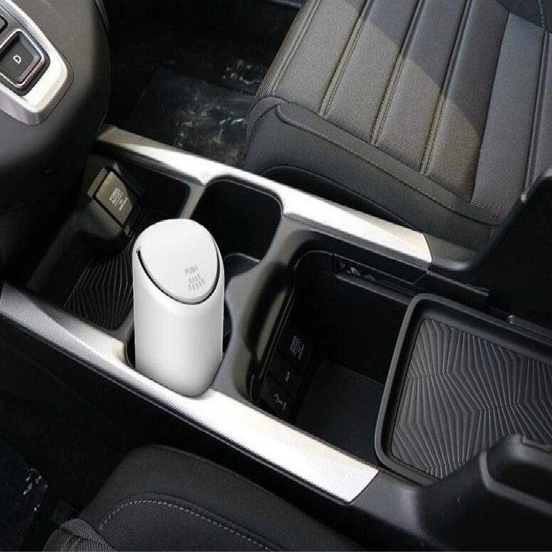 Mini Car Trash Can Leakproof Silicone Vehicle Cup Holder Organizer