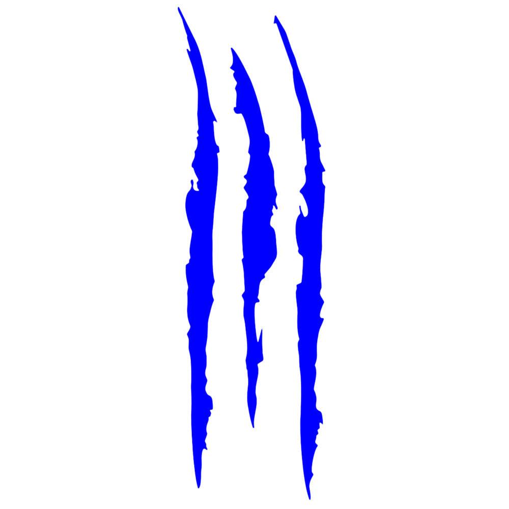 Monster Claw Reflective Car Decal Sticker - Scratch Stripe Graphic