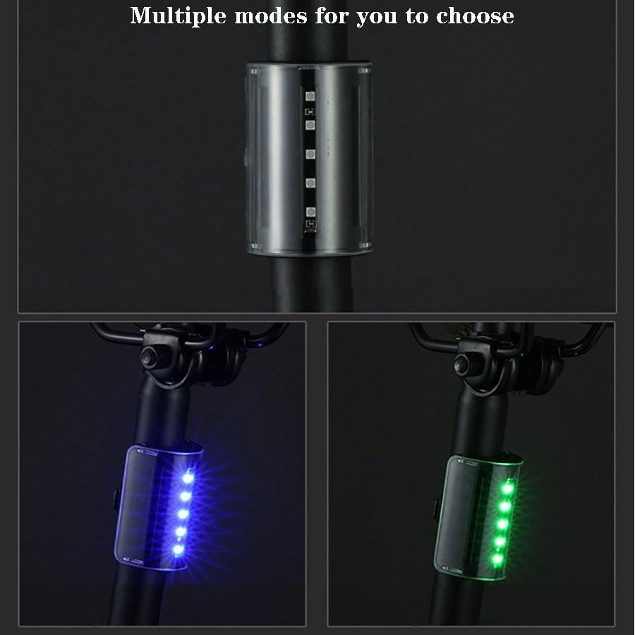 Auto-Sensing LED Bicycle Taillight USB Rechargeable Safety Light