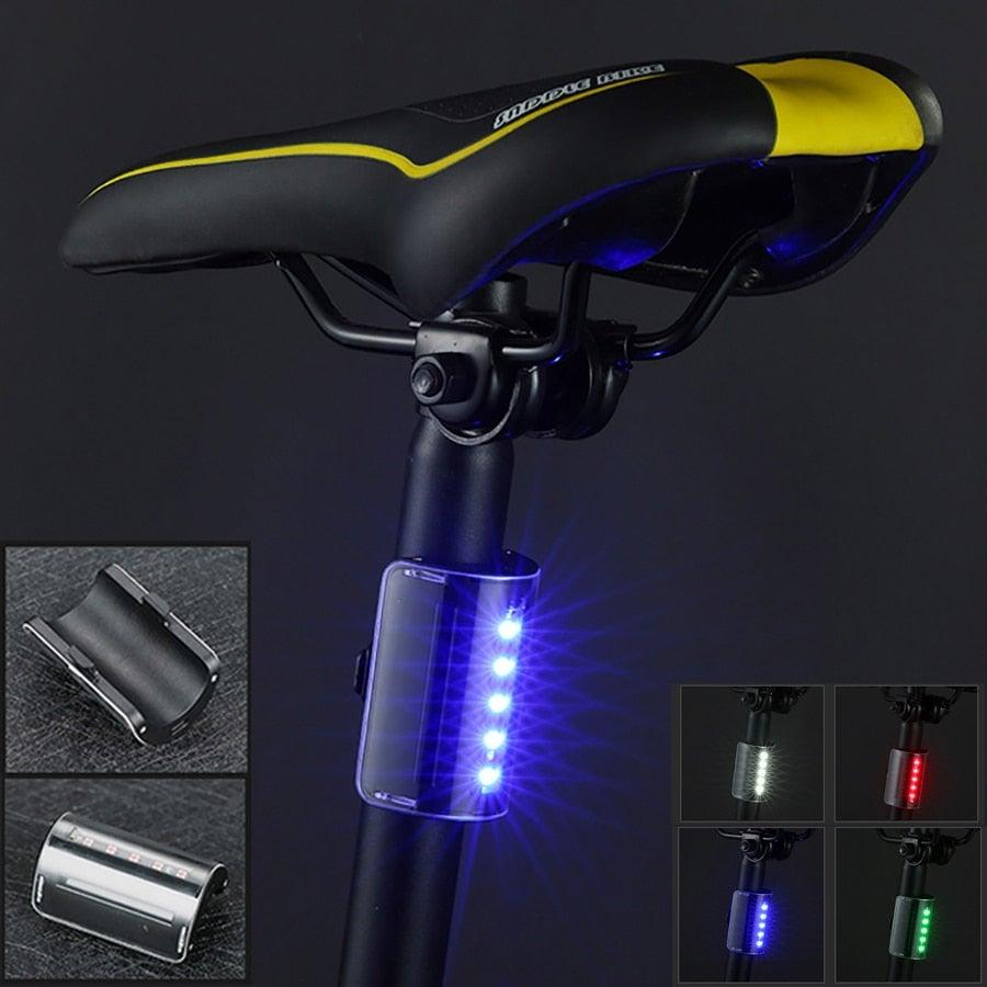 Auto-Sensing LED Bicycle Taillight USB Rechargeable Safety Light
