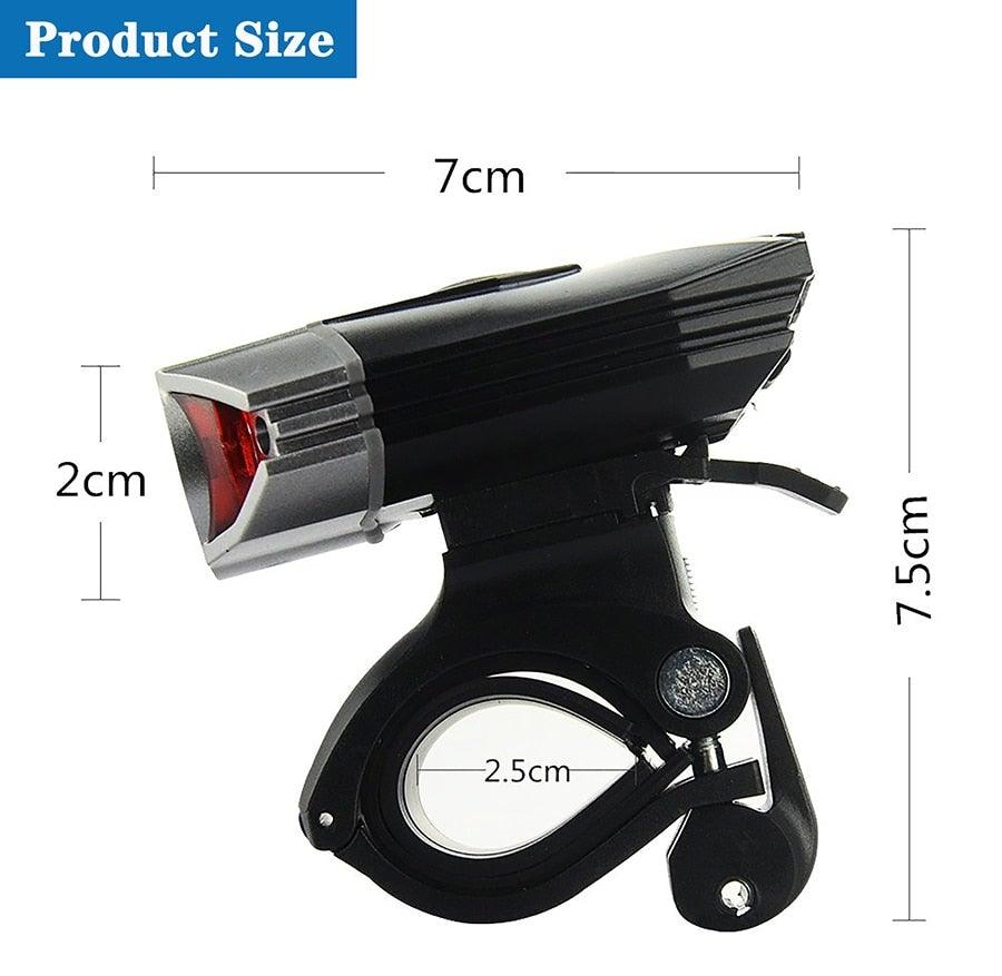 Auto-Sensing LED Bicycle Taillight USB Rechargeable Safety Light