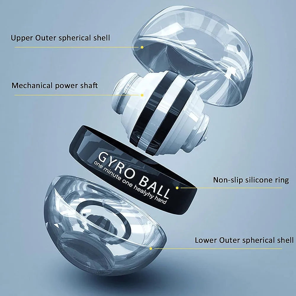 GripMax™ Auto-Start Gyro Ball Hand Exerciser