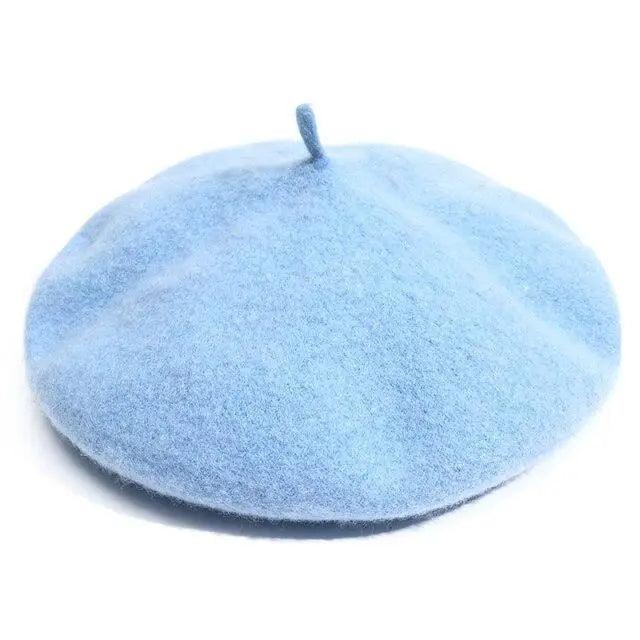 Classic Wool Blend Beret Vintage Painter Cap