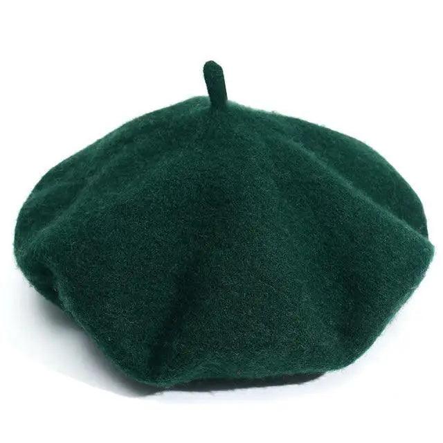 Classic Wool Blend Beret Vintage Painter Cap