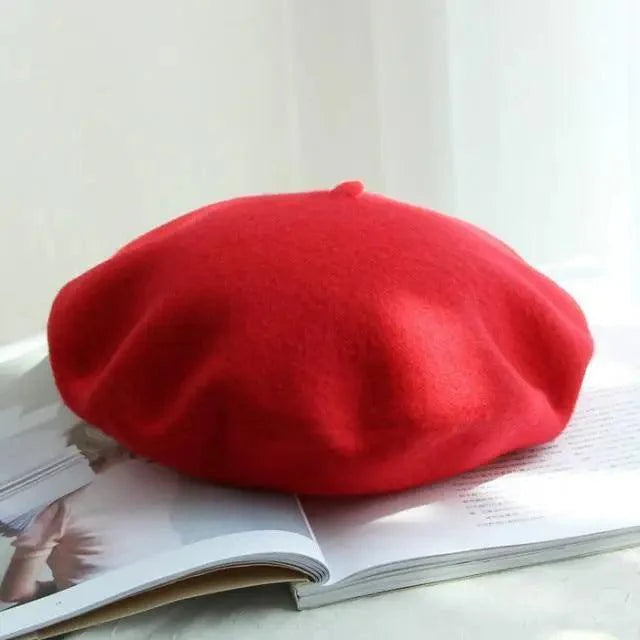Classic Wool Blend Beret Vintage Painter Cap