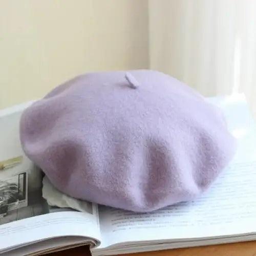 Classic Wool Blend Beret Vintage Painter Cap